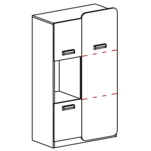 LUKA L5 Plank 80 cm Kinder Meubels 24