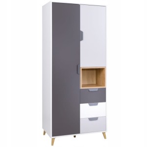 JUSTIN 3 Kinderkamer Set met Bureau Kinder Meubels 24