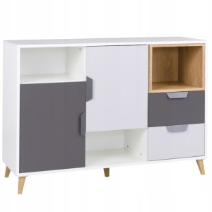JUSTIN 3 Kinderkamer Set met Bureau Kinder Meubels 24
