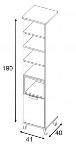 JUSTIN 4 Kinderkamer Set met Bed Kinder Meubels 24