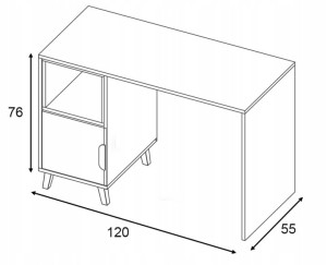 JUSTIN 4 Kinderkamer Set met Bed Kinder Meubels 24