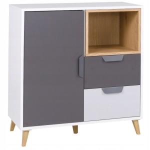 JUSTIN 5 Kinderkamer Set met Vitrinekast Kinder Meubels 24