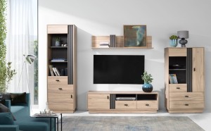 ALL0 04 Woonkamerset met TV lowboard Kinder Meubels 24