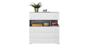 SIMON S11 Ladekast 4 lades wit Kinder Meubels 24