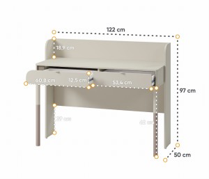L-HR001 Kinderkamer-Set met Kleidingkast Kinder Meubels 24