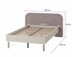 L-HR002 Kinderkamer-Set met Bed Kinder Meubels 24