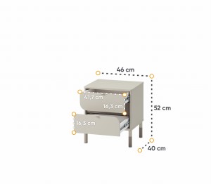 L-HR002 Kinderkamer-Set met Bed Kinder Meubels 24