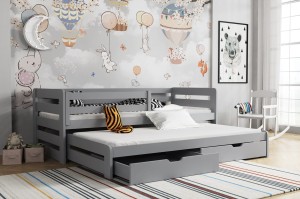 SENI 90x200 Asgrĳs Uitschuifbed Kinderbed Kinder Meubels