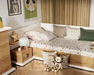 L-SI001 Kinderkamer-Set Kinder Meubels 24