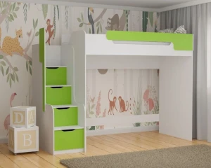 ARTHUR Hoogslaper Functioneel bed met sofa bank CII Kinder Meubels