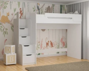 ARTHUR Hoogslaper Functioneel bed met sofa bank CII Kinder Meubels