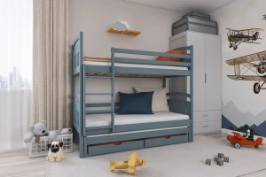 ALAN 90x200 Asgrĳs Stapelbed Kinder Meubels