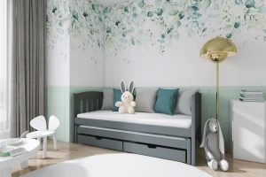 AMELIA 90x200 Asgrĳs Uitschuifbed Kinderbed Kinder Meubels