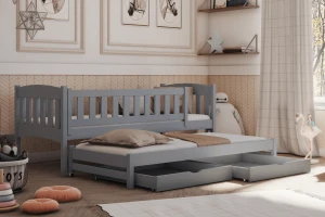 AMELIA 90x200 Asgrĳs Uitschuifbed Kinderbed Kinder Meubels