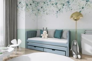 AMELIA 90x200 Asgrĳs Uitschuifbed Kinderbed Kinder Meubels