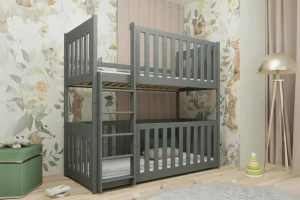 CORA 90x200 Grafiet Stapelbed Kinder Meubels