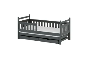 DENIS 90x200 Grafiet Uitschuifbed Kinderbed Kinder Meubels