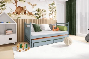 DOMINIK 90x200 Asgrĳs Uitschuifbed Kinderbed Kinder Meubels