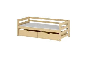 ELLI 90x200 Natuurlijk Grenenhout Kinderbed Kinder Meubels