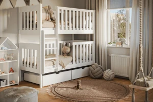 ELSA 90x200 Grafiet Stapelbed Kinder Meubels