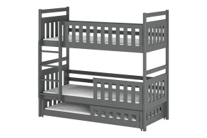 EVA 90x200 Grafiet Stapelbed Kinder Meubels