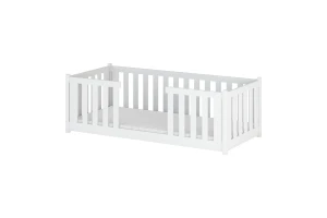 FABIO 90x200 Wit Kinderbed Vloerbed Kinder Meubels