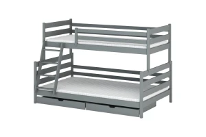 FRANZ 120x200/90x200 Asgrĳs Stapelbed Kinder Meubels