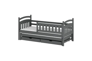 GABRIEL 90x200 Grafiet Uitschuifbed Kinderbed Kinder Meubels