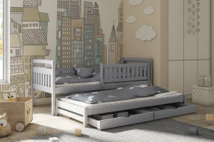 GABRIEL 90x200 Asgrĳs Uitschuifbed Kinderbed Kinder Meubels