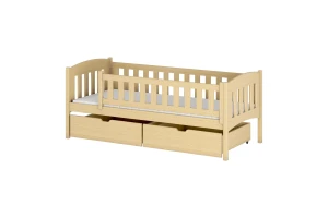 GUSTAV 90x200 Natuurlijk Grenenhout Kinderbed Kinder Meubels