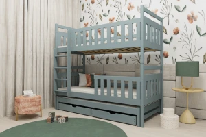 KAJA 90x200 Asgrĳs Stapelbed Kinder Meubels