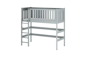 LAURA 90x200 Asgrĳs Hoogslaper Kinder Meubels