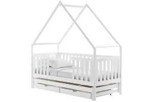 MAGGIE 90x200 Grafiet Stapelbed Huisbed Kinder Meubels