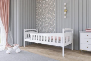 MALI 90x200 Natuurlijk Grenenhout Hoogslaper Kinder Meubels