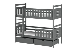 MICO 90x200 Grafiet Stapelbed Kinder Meubels