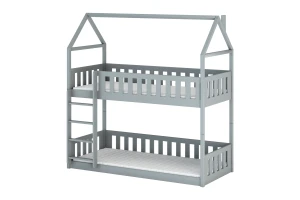 PAULINE 90x200 Asgrĳs Stapelbed Huisbed Kinder Meubels