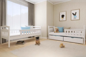 RIO 90x200 Natuurlijk Grenenhout Stapelbed Kinder Meubels