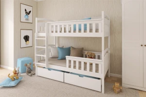 RIO 90x200 Natuurlijk Grenenhout Stapelbed Kinder Meubels