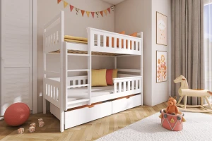 TIM 90x200 Wit Stapelbed Kinder Meubels