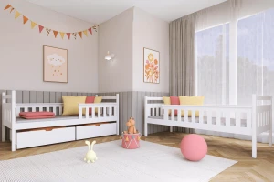 TIM 90x200 Wit Stapelbed Kinder Meubels