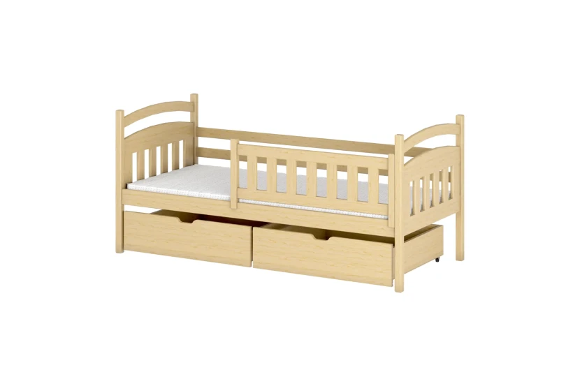 TIMO 90x200 Natuurlijk Grenenhout Kinderbed Kinder Meubels