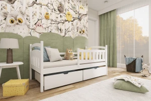 TIMO 90x200 Natuurlijk Grenenhout Kinderbed Kinder Meubels