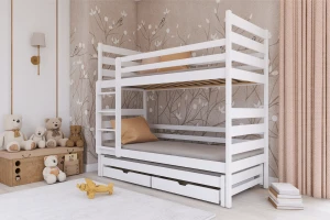 TOMI 90x200 Wit Stapelbed Kinder Meubels