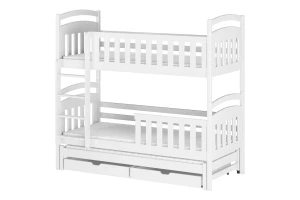 VIKI 90x200 Wit Stapelbed Kinder Meubels