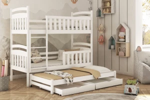 VIKI 90x200 Wit Stapelbed Kinder Meubels