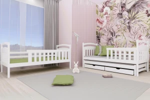 VIKI 90x200 Wit Stapelbed Kinder Meubels