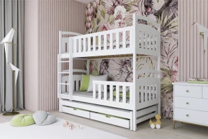 VIKI 90x200 Grafiet Stapelbed Kinder Meubels