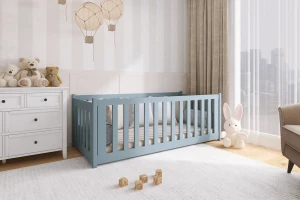 CAROLIN 90x200 Asgrĳs Kinderbed Vloerbed Kinder Meubels