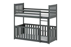 KARL 90x200 Grafiet Stapelbed Kinder Meubels