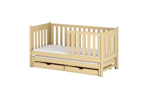 KARIN 90x200 Natuurlijk Grenenhout Uitschuifbed Kinderbed Kinder Meubels